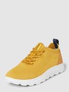 Geox Sneaker mit Schnürung Modell 'SPHERICA' in Gelb, Größe 41