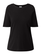 Gerry Weber PLUS SIZE T-Shirt mit U-Boot-Ausschnitt in Black, Größe 36