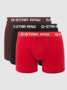 G-Star Raw Trunks im 3er-Pack in Rot, Größe XS