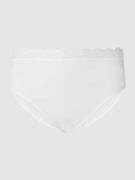 Hanro Slip aus Single Jersey Modell 'Cotton Lace' in Weiss, Größe XS