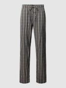 Hanro Pyjama-Hose mit Streifenmuster Modell 'Cozy Comfort' in Beige, G...
