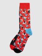 Happy Socks Socken mit Stretch-Anteil im 2er-Pack in Rot, Größe 36/40