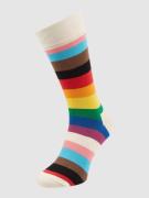 Happy Socks Socken mit Streifenmuster in Offwhite, Größe 41/46