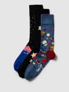 Happy Socks Socken im 3er-Pack Modell '3-Pack Outer Space Socks' in Du...