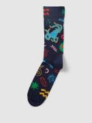 Happy Socks Socken mit Allover-Muster Modell 'Capricorn' in Dunkelblau...