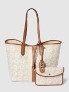 MICHAEL Michael Kors Tote Bag mit Label-Detail Modell 'ELIZA' in Ecru,...