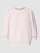 Selected Femme Sweatshirt mit 3/4-Arm Modell 'TENNY' in Rosa, Größe L