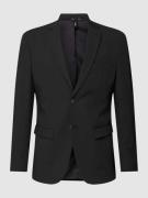 SELECTED HOMME Slim Fit 2-Knopf-Sakko mit Pattentaschen in Black, Größ...