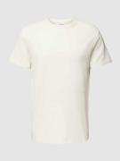 SELECTED HOMME T-Shirt im unifarbenen Design Modell 'JOSEPH' in Offwhi...