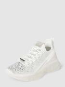 Steve Madden Sneaker mit Ziersteinbesatz Modell 'MAXIMA-R' in Offwhite...