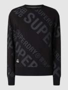 Superdry Sweatshirt mit Logo-Muster in Black, Größe XS