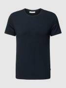 Casual Friday T-Shirt mit Rundhalsausschnitt in Marine, Größe S