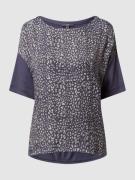 Esprit Collection T-Shirt mit Kontrastvorderseite in Marineblau, Größe...