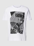 Esprit Collection T-Shirt mit Motiv-Print in Weiss, Größe S