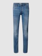 Jack & Jones Stone Washed Slim Fit Jeans in Jeansblau, Größe 29/32