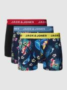 Jack & Jones Trunks mit elastischem Logo-Bund im 3er-Pack in Dunkelbla...