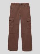 Jack & Jones Cargohose mit aufgesetzten Taschen Modell 'HARLOW' in Sch...