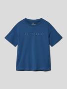 Jack & Jones T-Shirt mit Label-Print in Blau, Größe 128