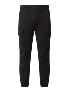 Jack & Jones Tapered Fit Cargohose mit Stretch-Anteil in Black, Größe ...