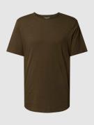 Jack & Jones T-Shirt in unifarbenem Design in Khaki, Größe S