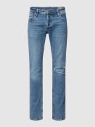 Jack & Jones Jeans im Destroyed-Look Modell 'GLENN' in Blau, Größe 28/...