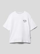 Jack & Jones T-Shirt mit Statement-Print Modell 'CASABLANCA' in Weiss,...