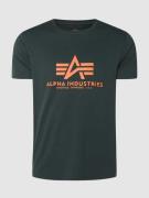 Alpha Industries T-Shirt mit Logo-Print in Bottle, Größe S