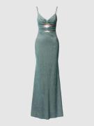 Luxuar Abendkleid im schimmernden Design in Mint, Größe 32