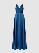 Luxuar Abendkleid mit Herzausschnitt in Bleu, Größe 40