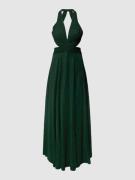 Luxuar Abendkleid mit Cut out in Smaragd, Größe 44