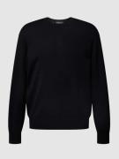 MAERZ Muenchen Pullover aus Schurwolle in Black, Größe 48