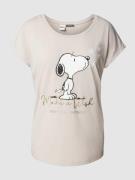 Montego T-Shirt mit Peanuts®-Print in Mud, Größe L