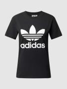 adidas Originals T-Shirt mit Logo-Print in Black, Größe 32