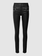 Vero Moda Slim Fit Hose in Leder-Optik Modell 'SEVEN' in Black, Größe ...