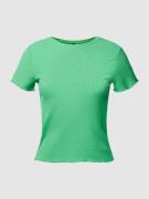 Vero Moda T-Shirt mit Muschelsaum Modell 'EMMA' in Gruen, Größe XS
