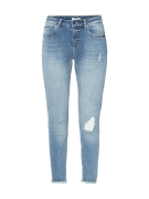 Only Skinny Fit Jeans im Used Look in Jeansblau, Größe XS/32