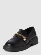 Only Loafers in unifarbenem Design Modell 'LAZULI' in Black, Größe 40