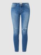 Only Skinny Fit Jeans mit Stretch-Anteil Modell 'Kendell' in Jeansblau...