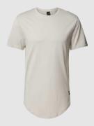 Only & Sons T-Shirt mit abgerundetem Saum Modell 'MATT' in Hellgrau, G...