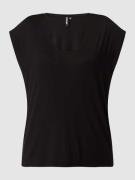 Pieces T-Shirt mit Stretch-Anteil Modell 'Billo' in Black, Größe XS