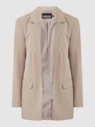 Pieces Blazer mit Reverskragen Modell 'Bossy' in Taupe, Größe XS