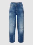 MAC Jeans im Used-Look Modell CRISSCROSS STAR in Blau, Größe 32