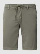 MAC Regular Fit Shorts mit Tunnelzug in Khaki, Größe 30