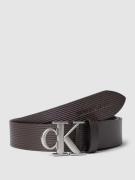 Calvin Klein Jeans Gürtel mit Label-Details in Dunkelbraun, Größe 85