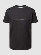 Calvin Klein Jeans T-Shirt mit Logo-Print in Black, Größe XS