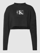 Calvin Klein Jeans Cropped Longsleeve mit Label-Detail Modell 'SEQUIN'...