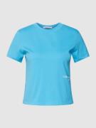 Calvin Klein Jeans T-Shirt mit Label-Print in Bleu, Größe L