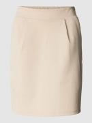 ICHI Minirock mit Bundfalten Modell 'Kate' in Beige, Größe S