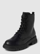 Tom Tailor Boots in unifarbenem Design in Black, Größe 36