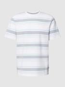 Tom Tailor T-Shirt mit Streifenmuster in Weiss, Größe S